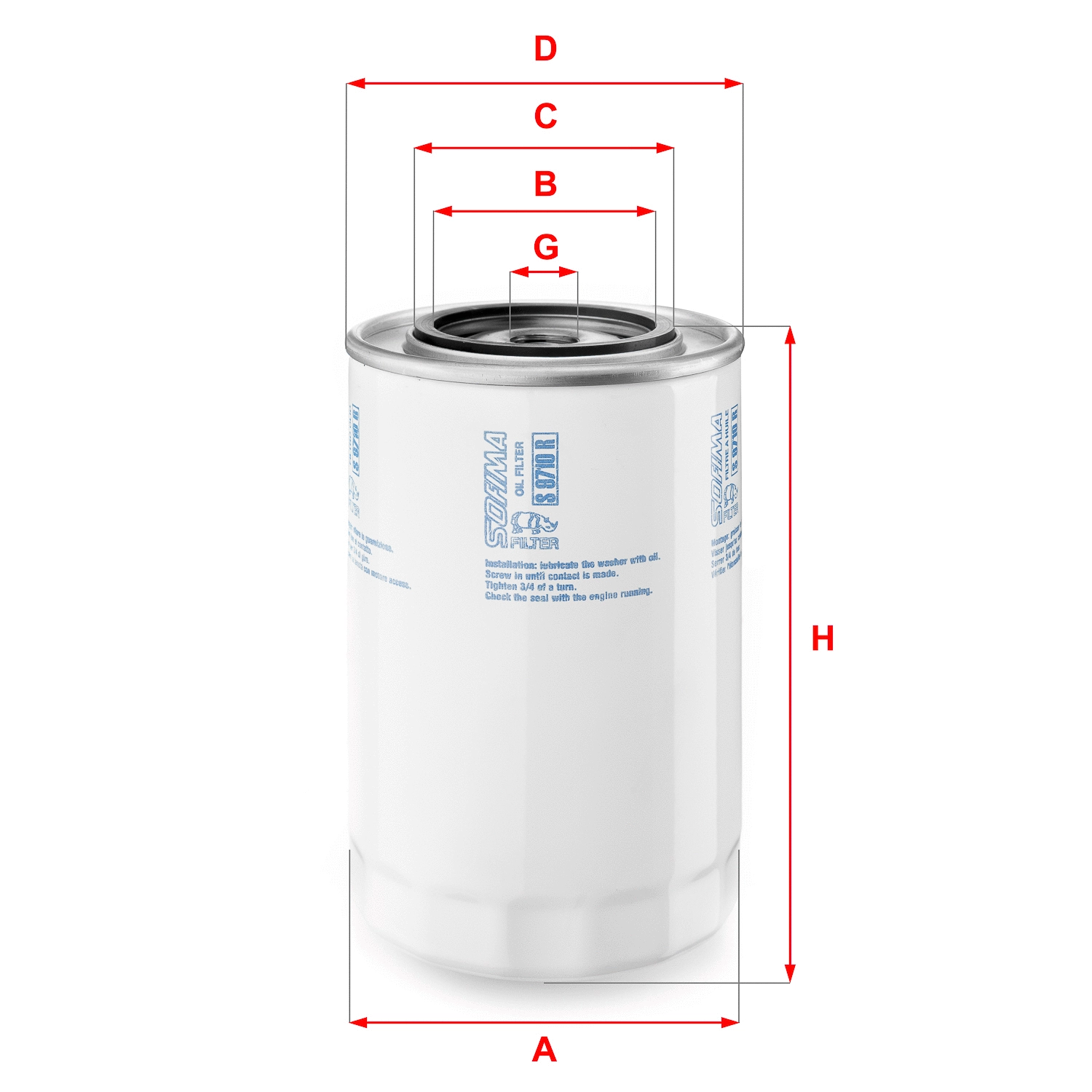 Oil Filter (S 9710 R)