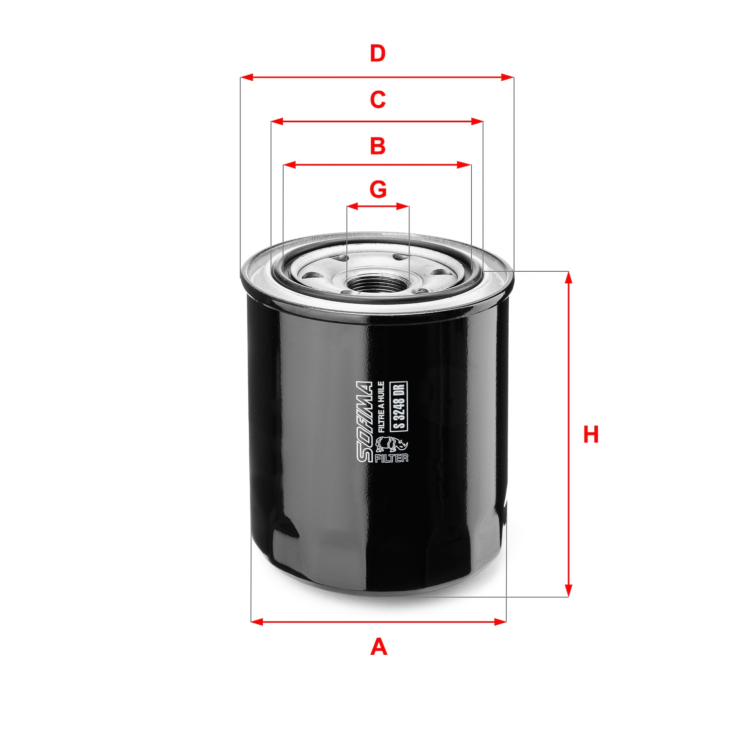 Oil Filter (S 3248 DR)