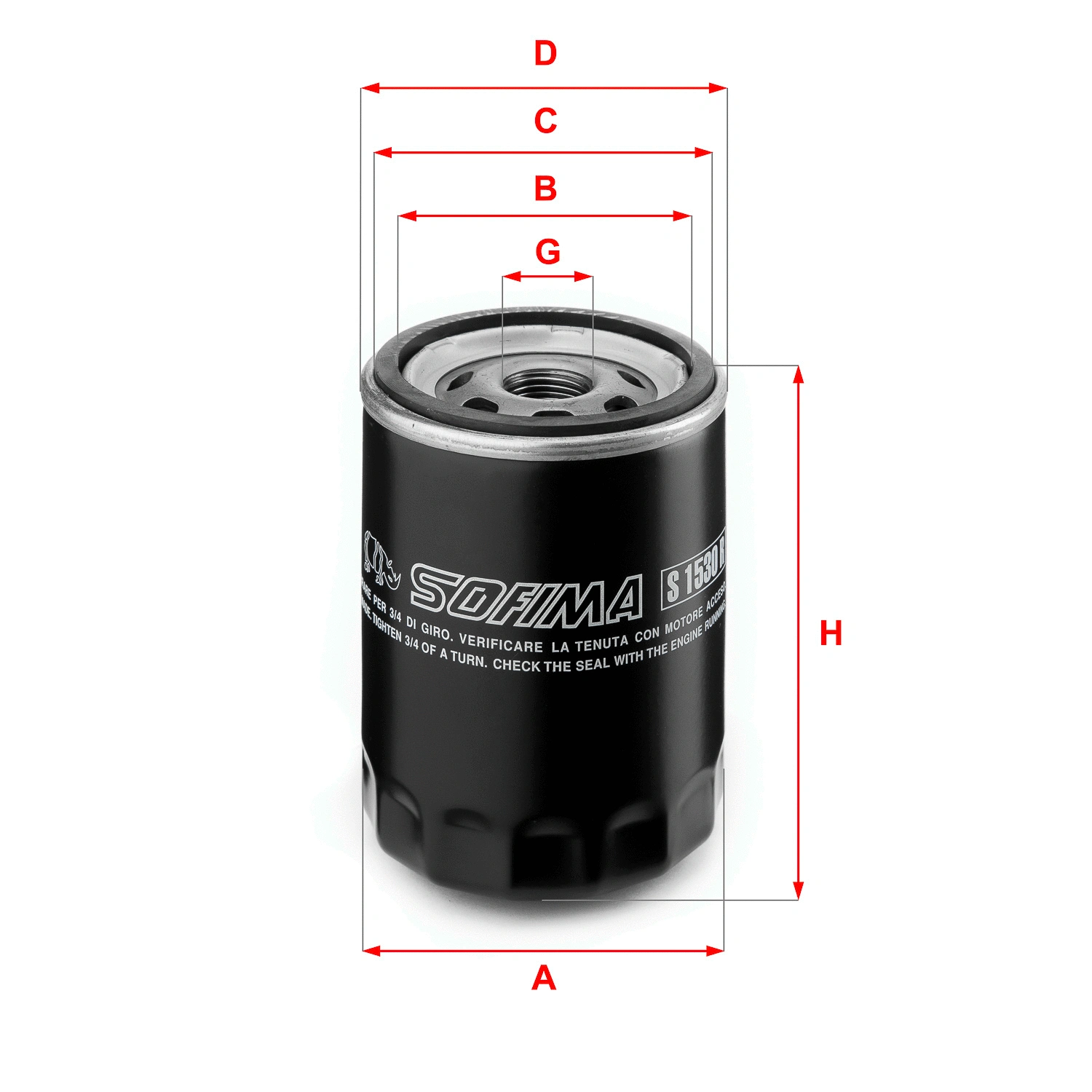 Oil Filter (S 1530 R)