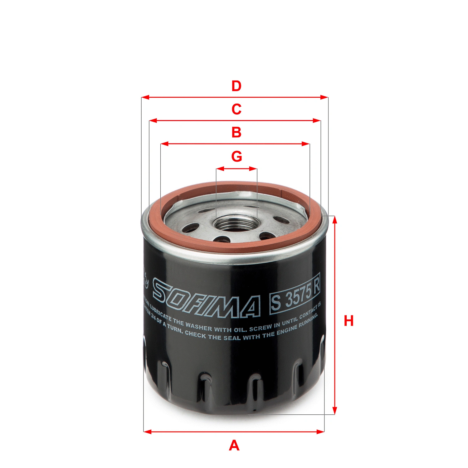 Oil Filter (S 3575 R)