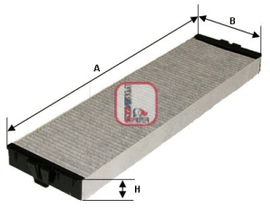 Filter, cabin air (S 4157 CA)