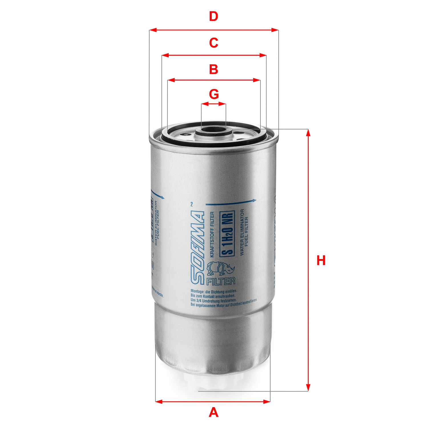 Fuel Filter (S 1H2O NR)