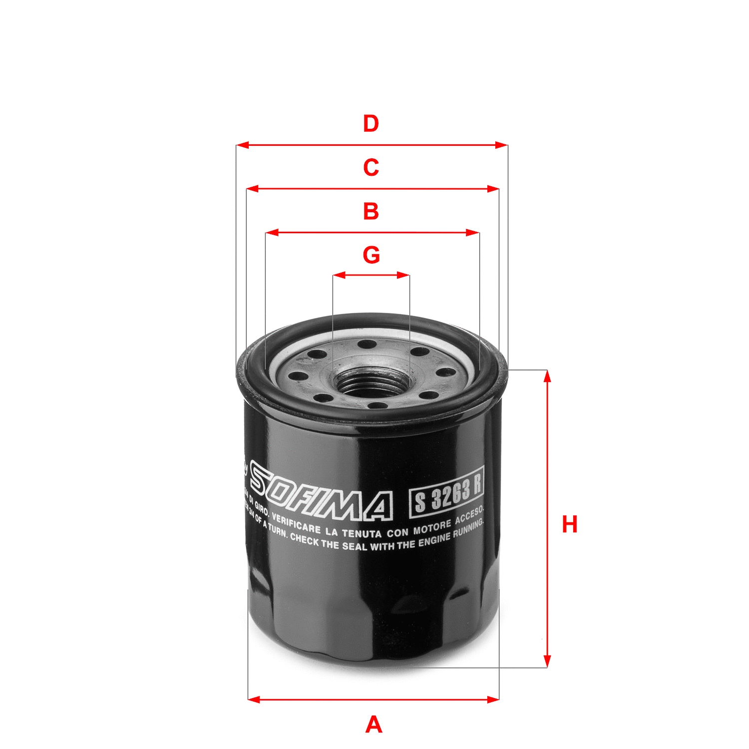Oil Filter (S 3263 R)