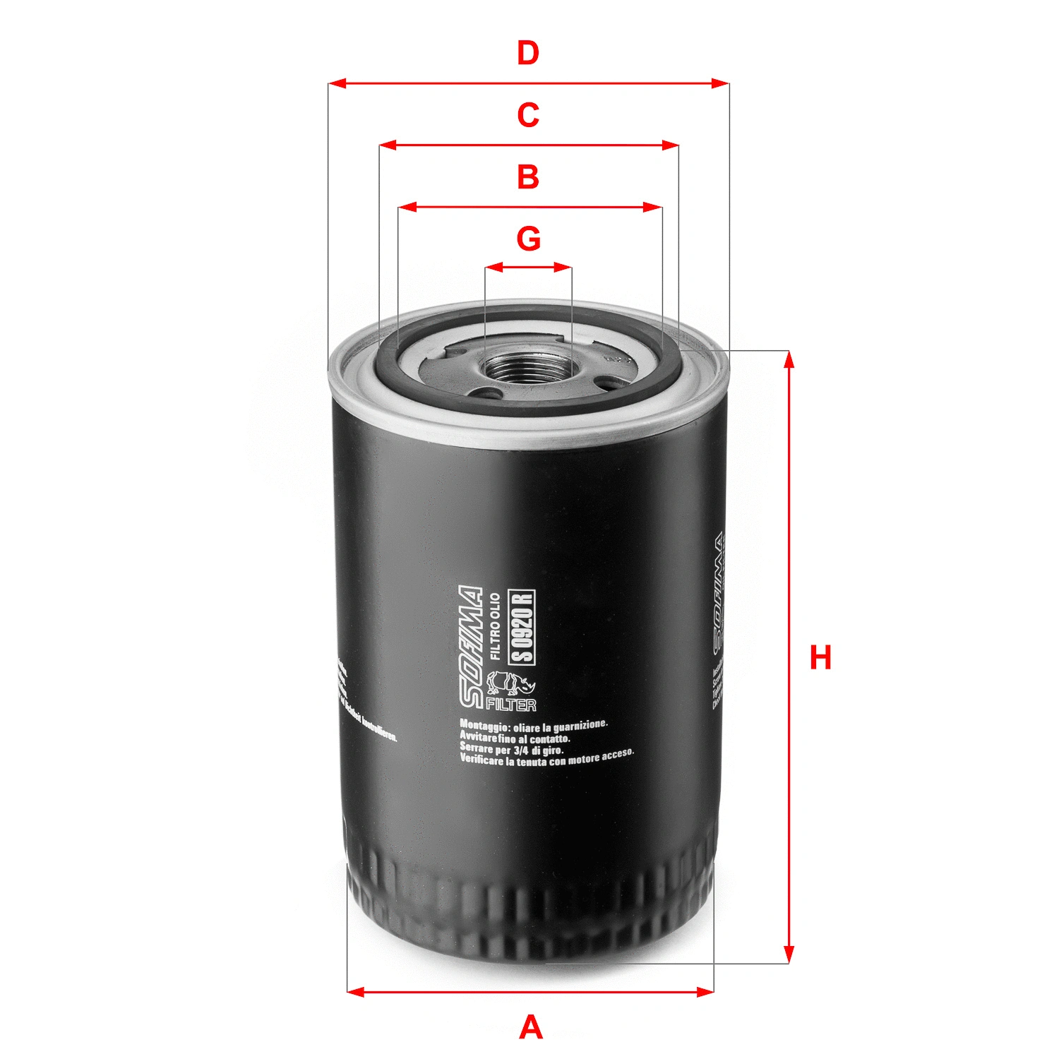 Oil Filter (S 0920 R)