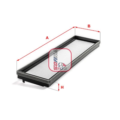 Filter, cabin air (S 3437 C)