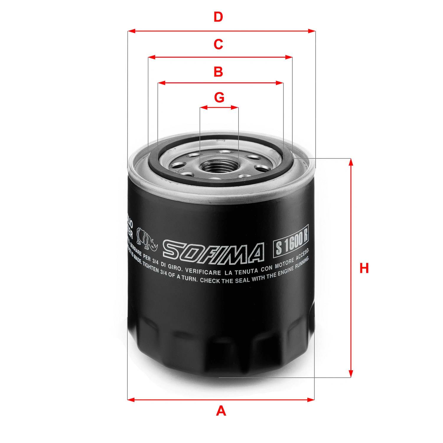 Oil Filter (S 1600 R)