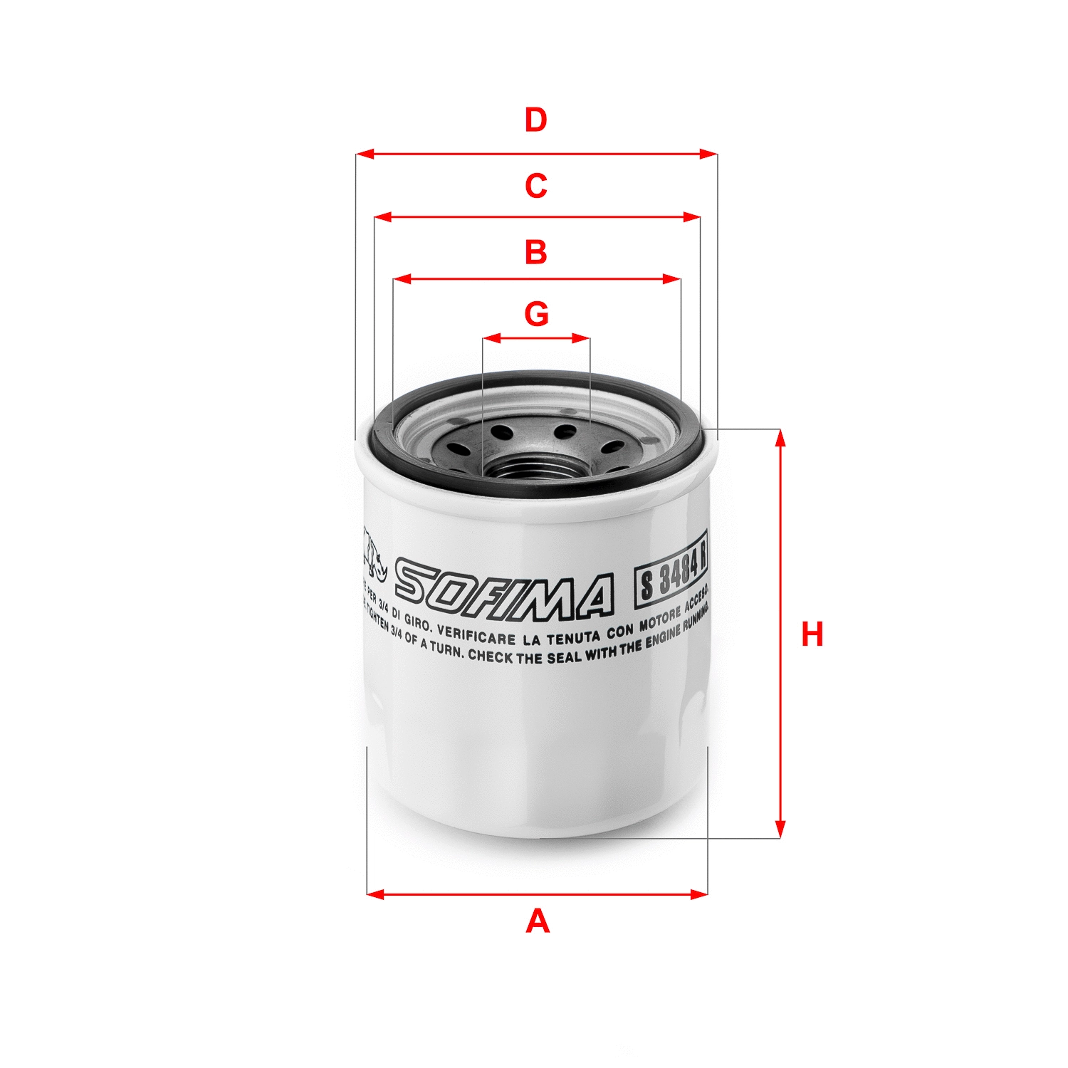 Oil Filter (S 3484 R)