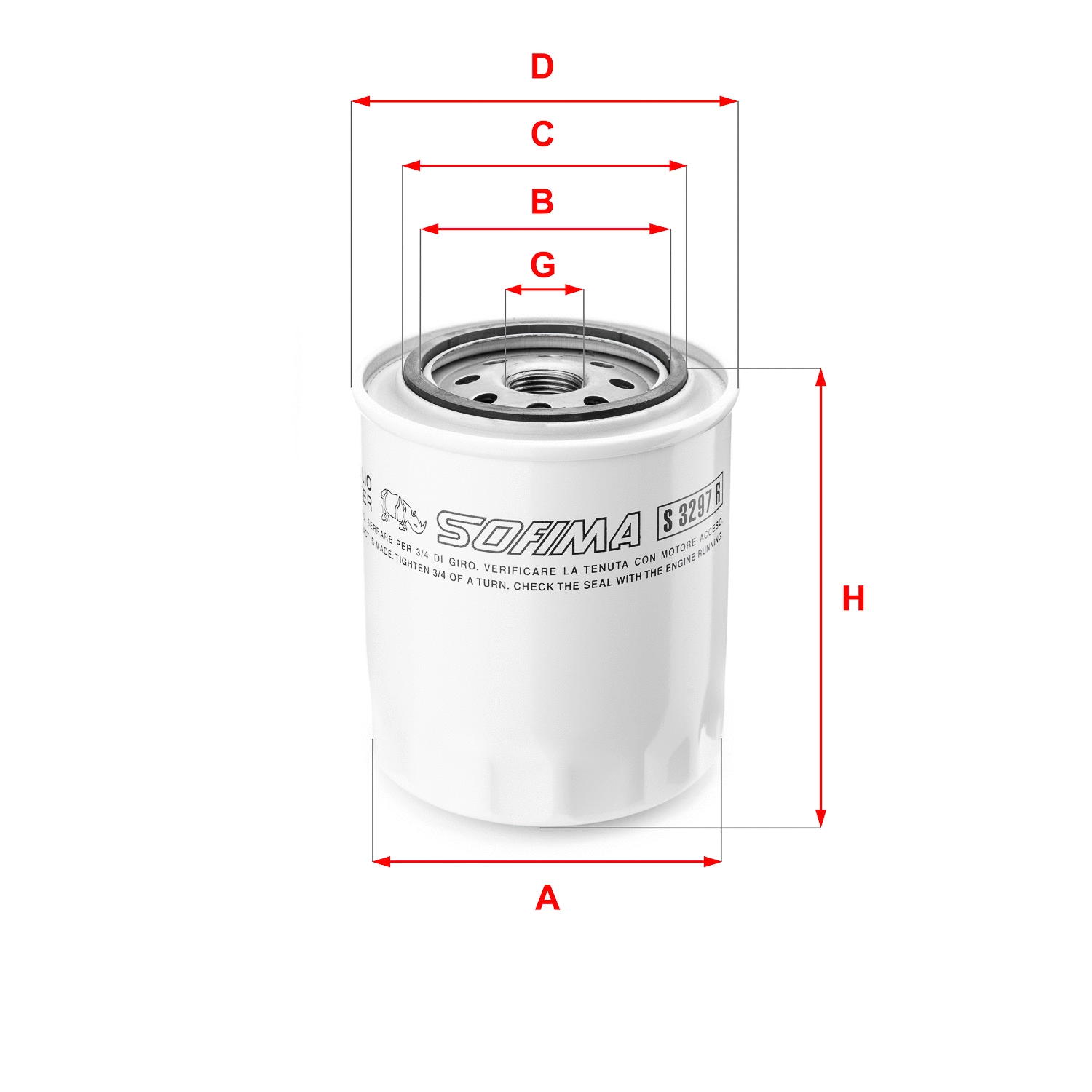 Oil Filter (S 3297 R)