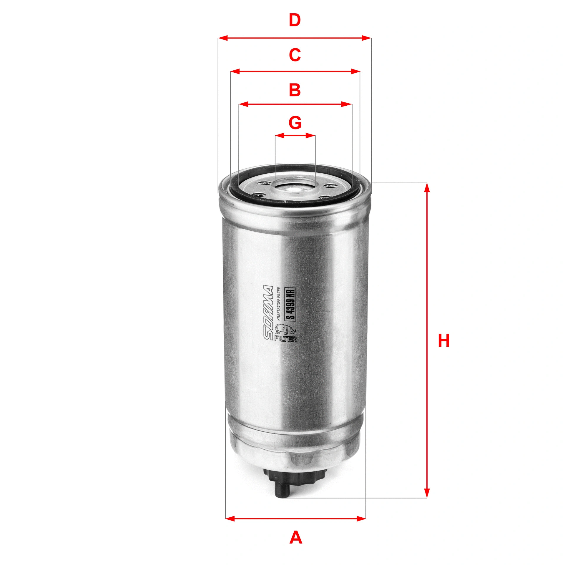 Fuel Filter (S 4399 NR)