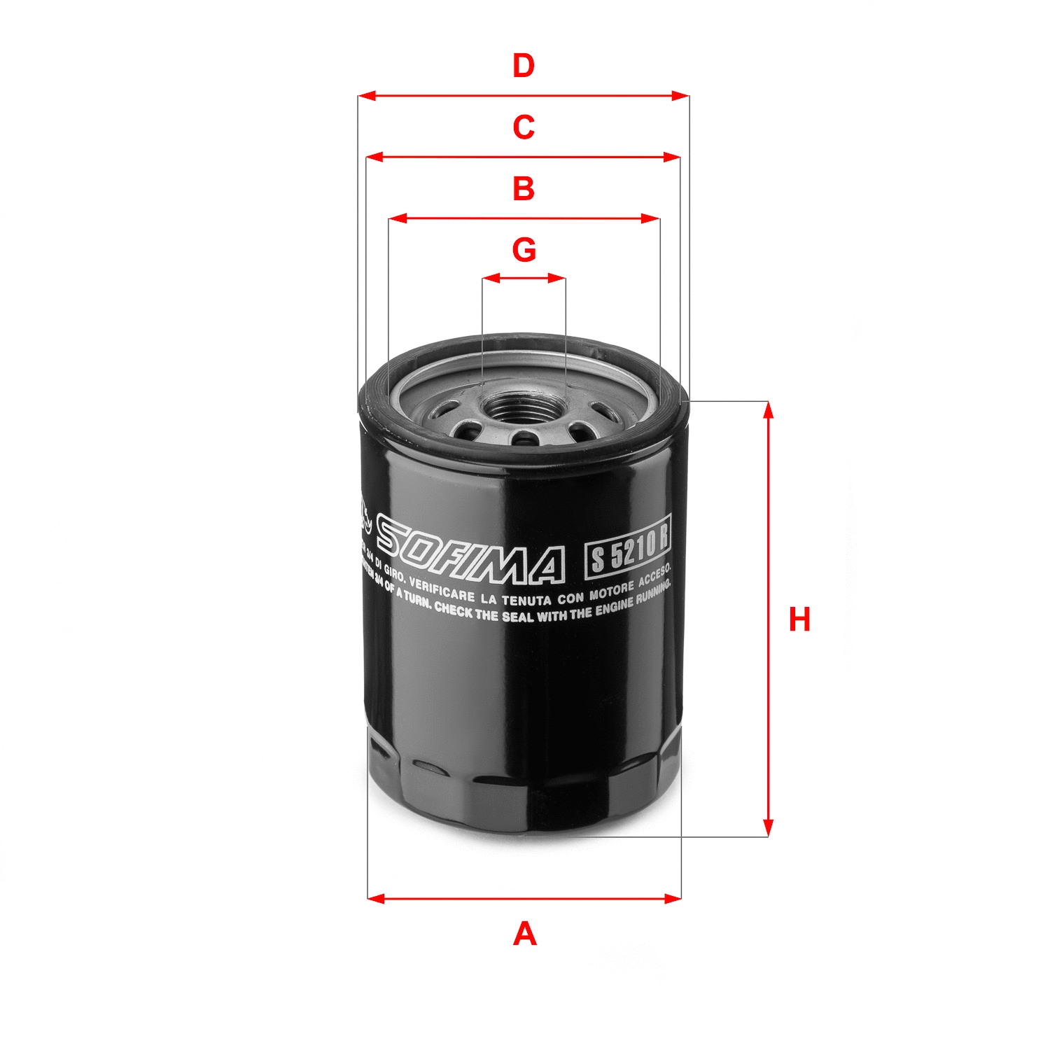 Oil Filter (S 5210 R)