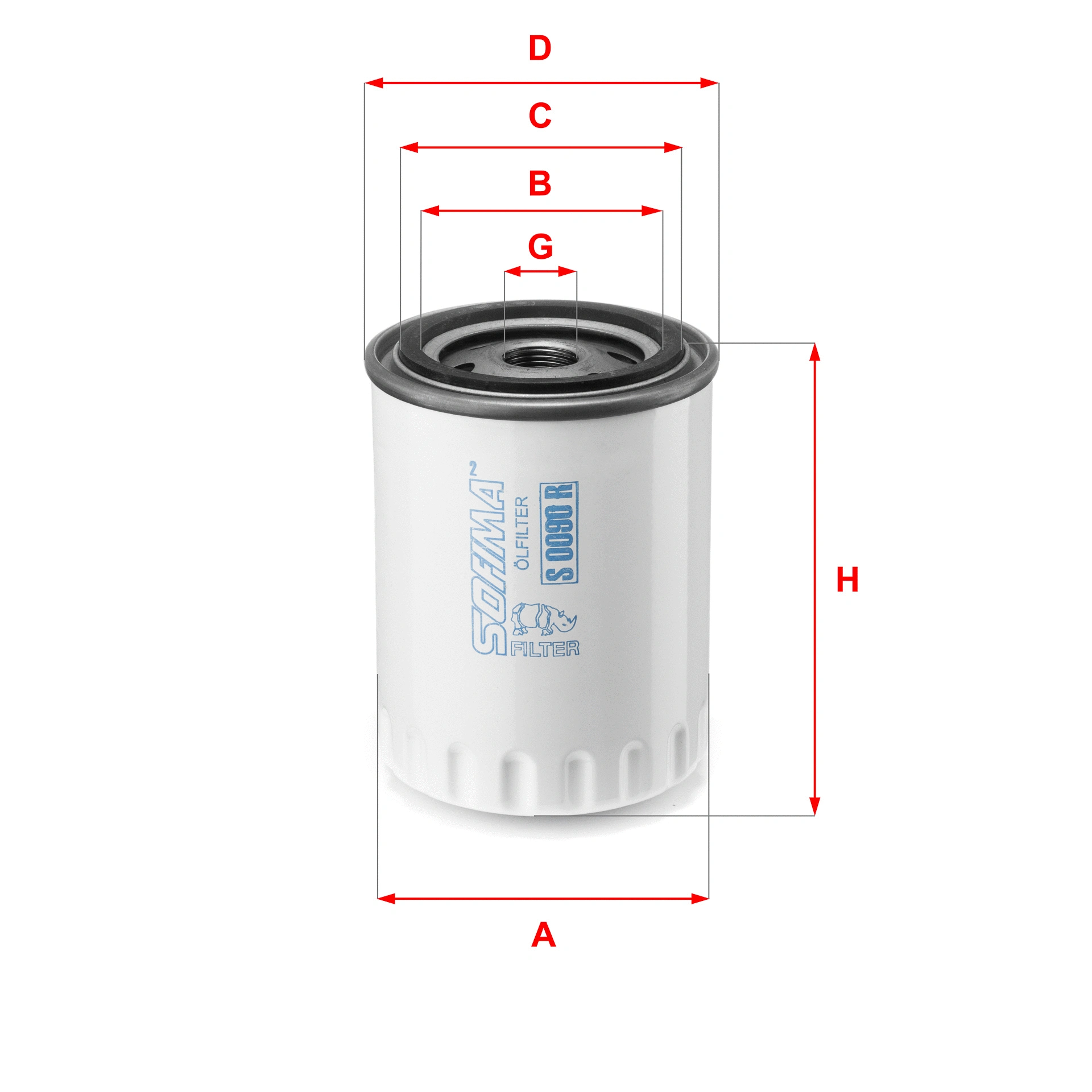 Oil Filter (S 0090 R)