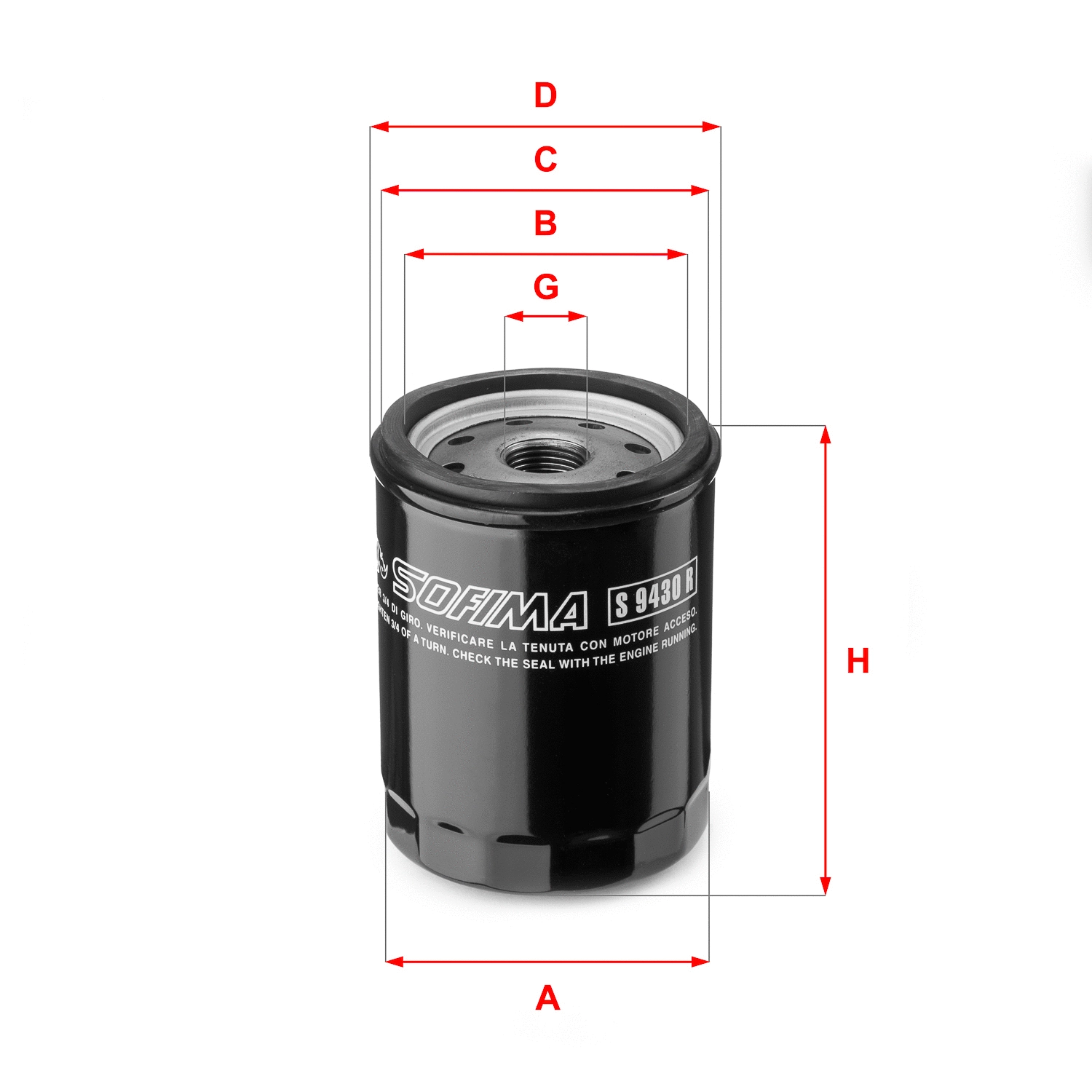 Oil Filter (S 9430 R)