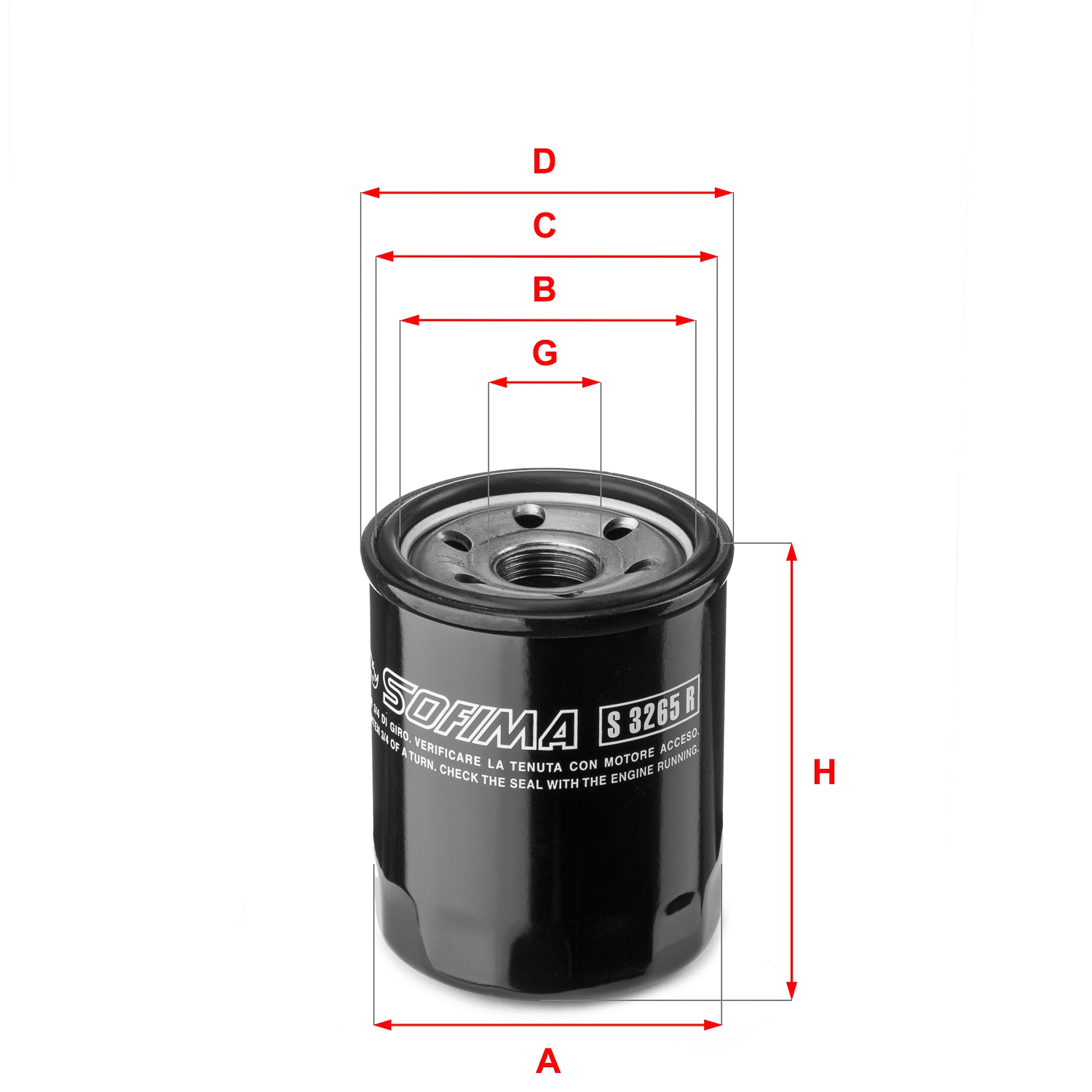 Oil Filter (S 3265 R)