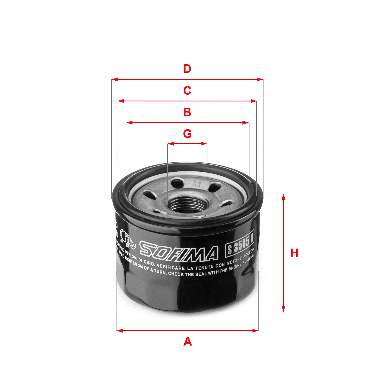 Oil Filter (S 3565 R)