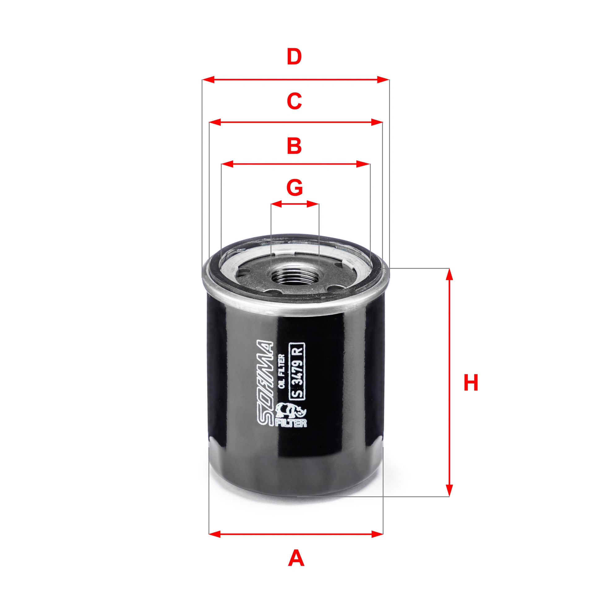 Oil Filter (S 3479 R)