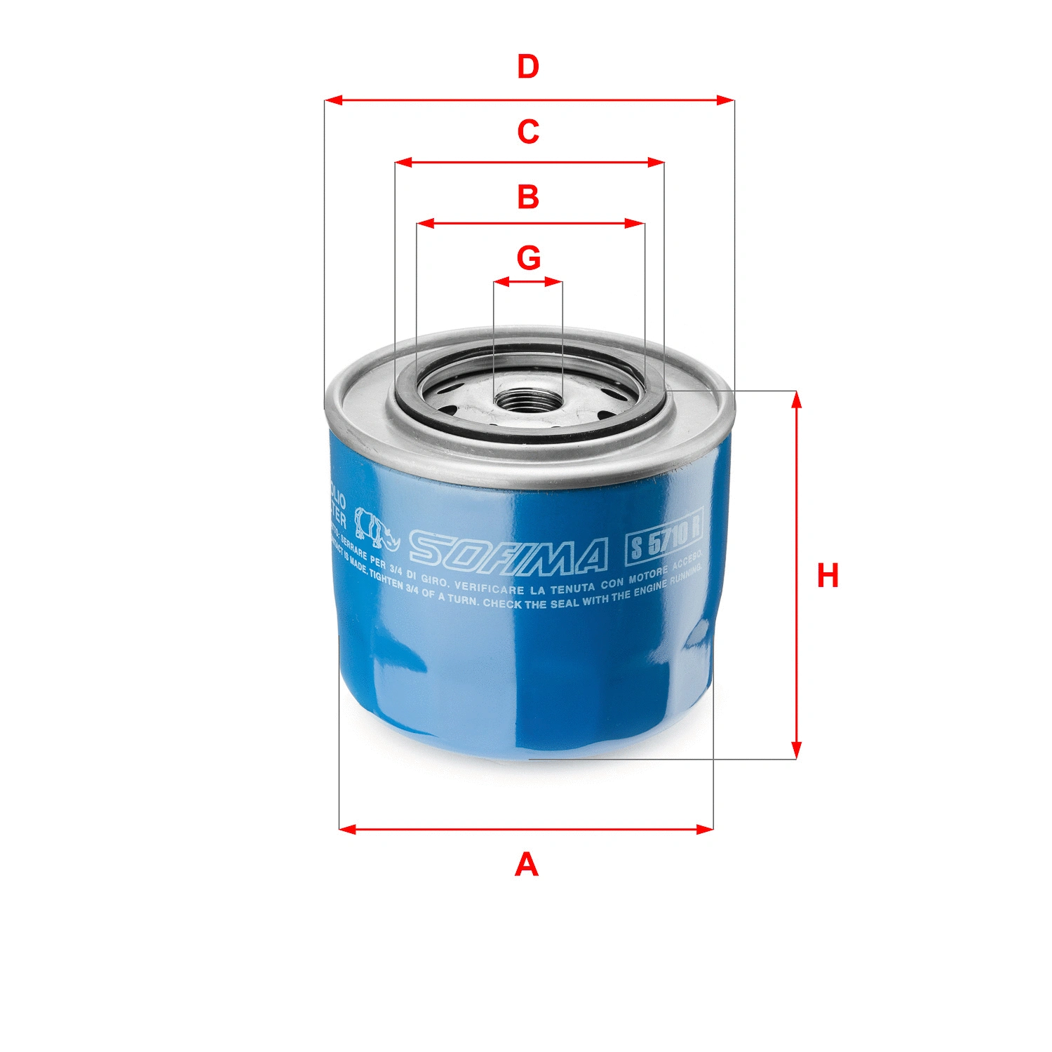 Oil Filter (S 5710 R)
