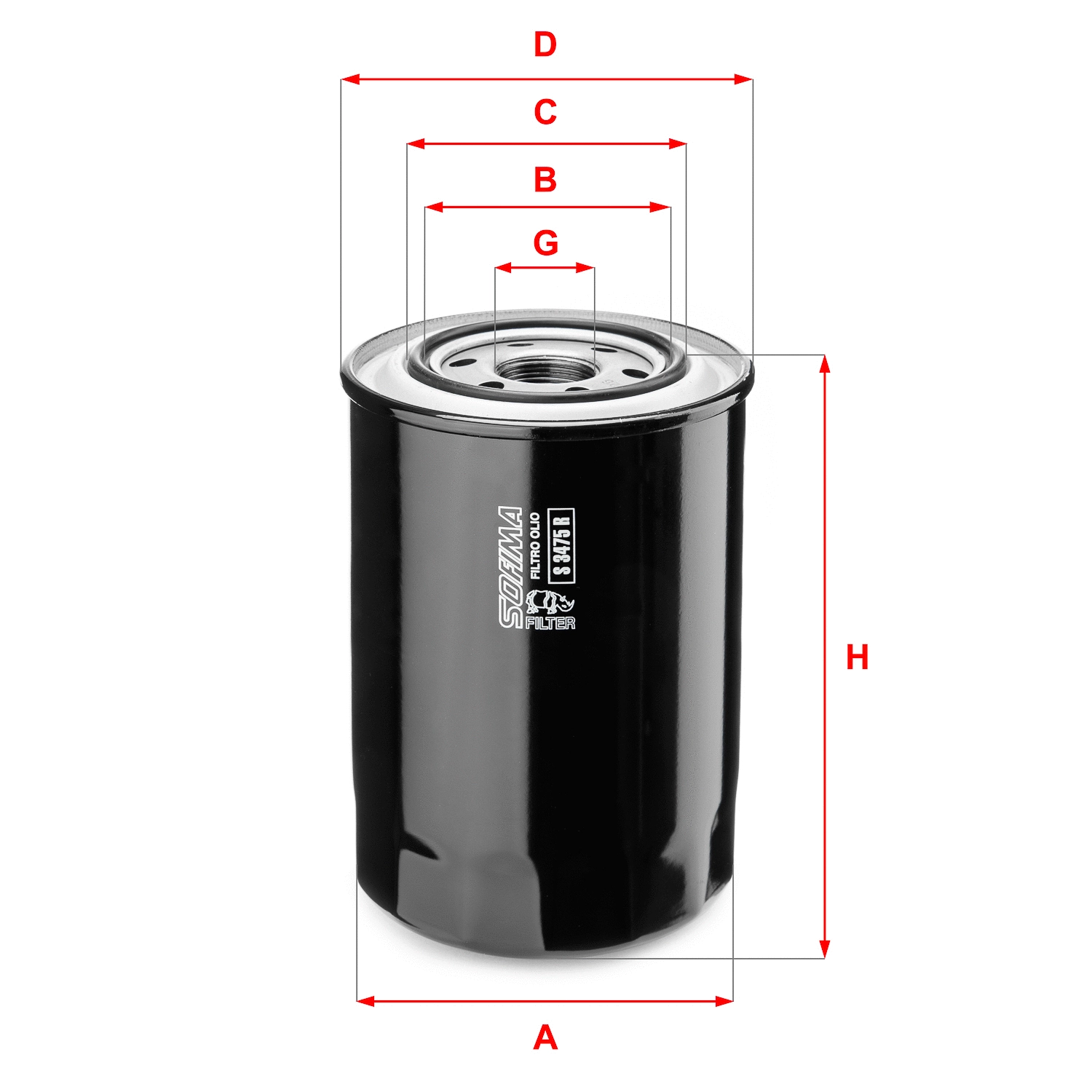 Oil Filter (S 3475 R)