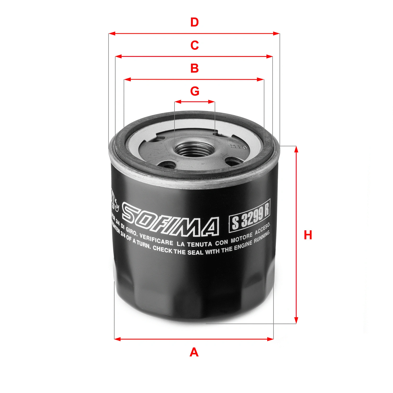 Oil Filter (S 3299 R)