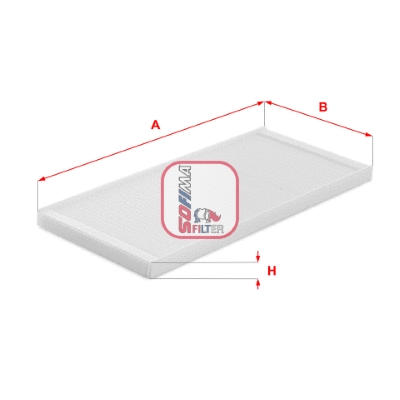 Filter, cabin air (S 3449 C)