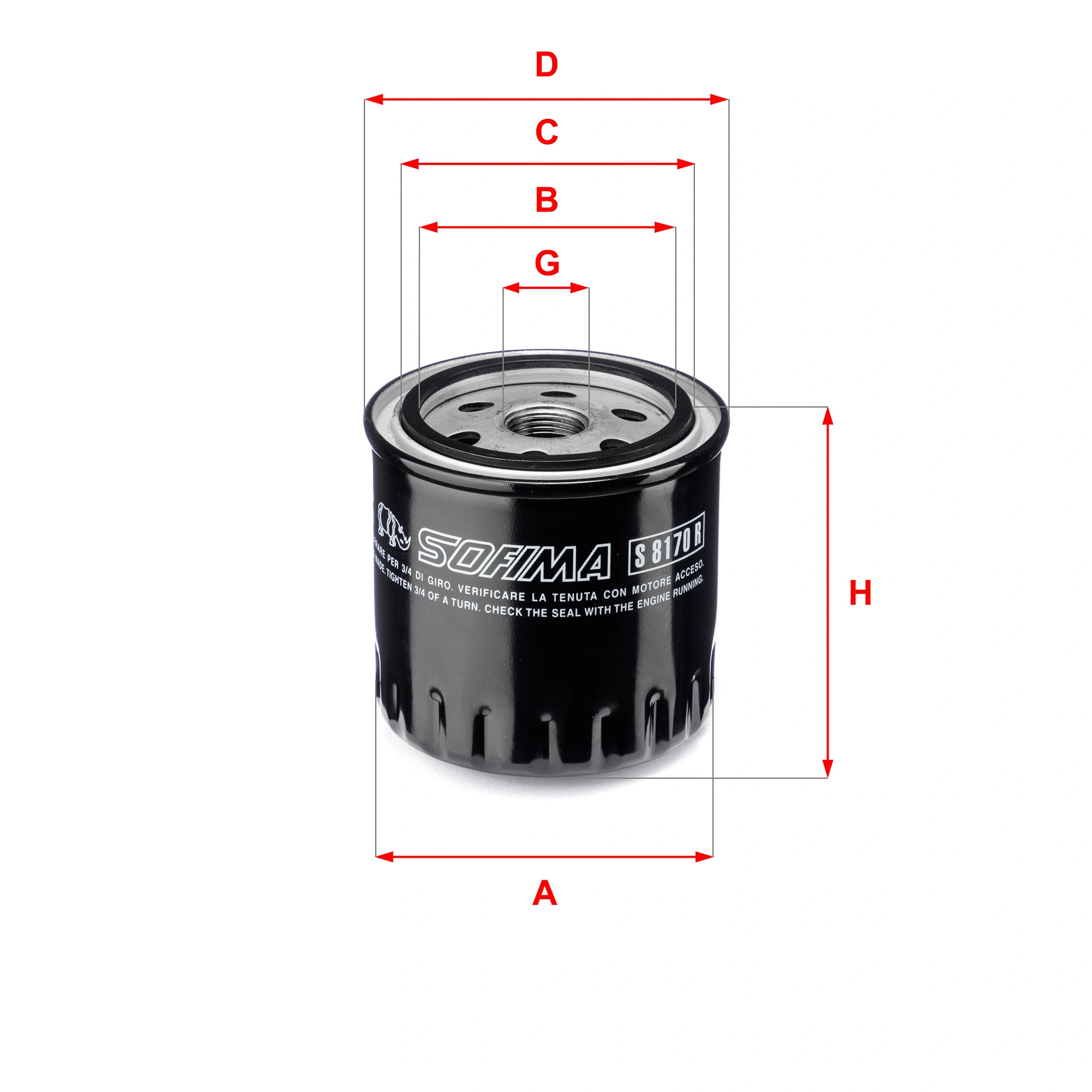 Oil Filter (S 8170 R)
