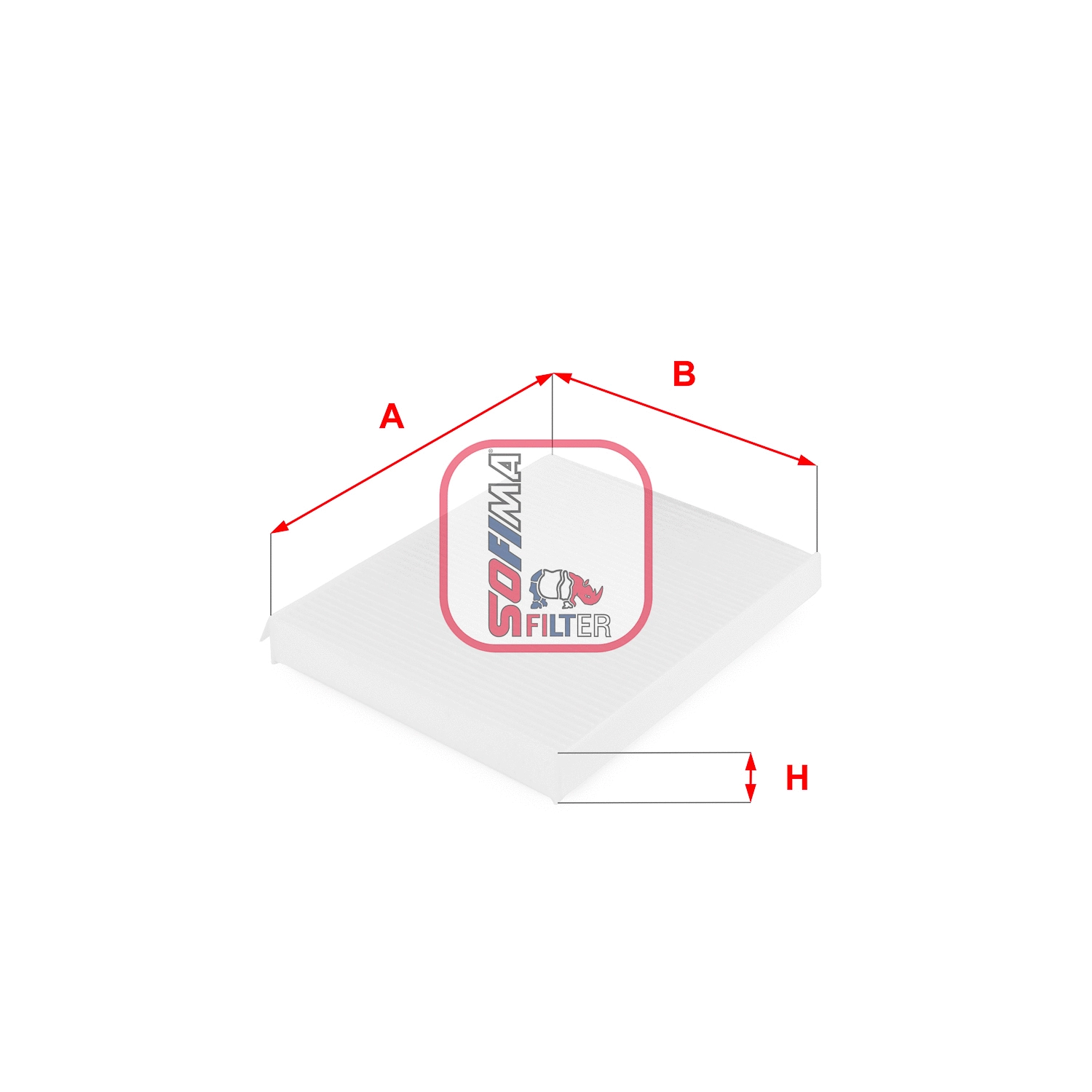 Filter, cabin air (S 3043 C)