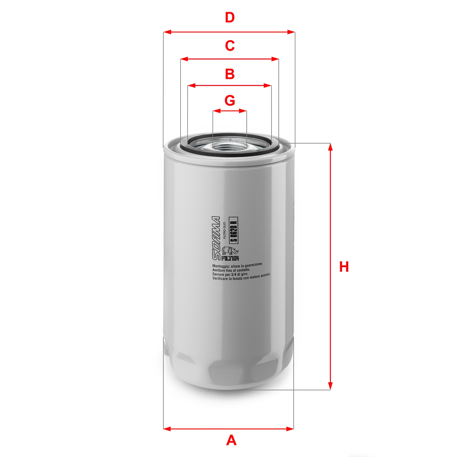 Oil Filter (S 0620 R)