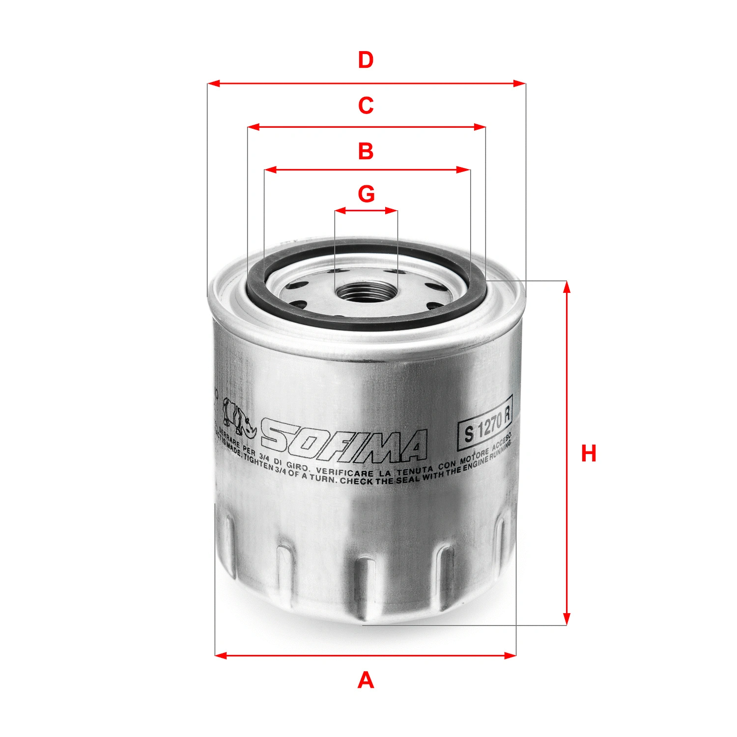 Oil Filter (S 1270 R)