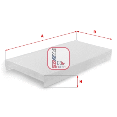 Filter, cabin air (S 3443 C)