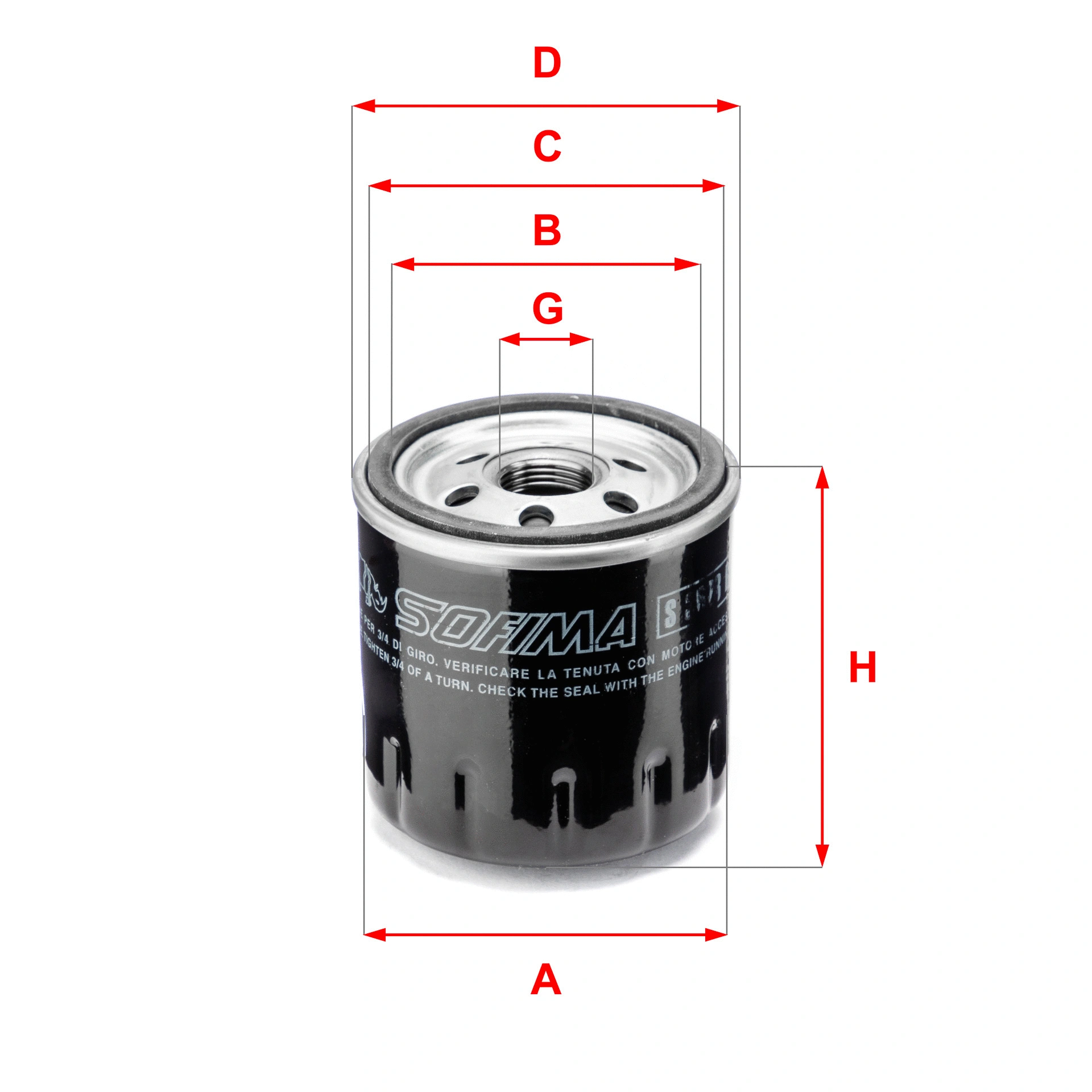 Oil Filter (S 3628 R)