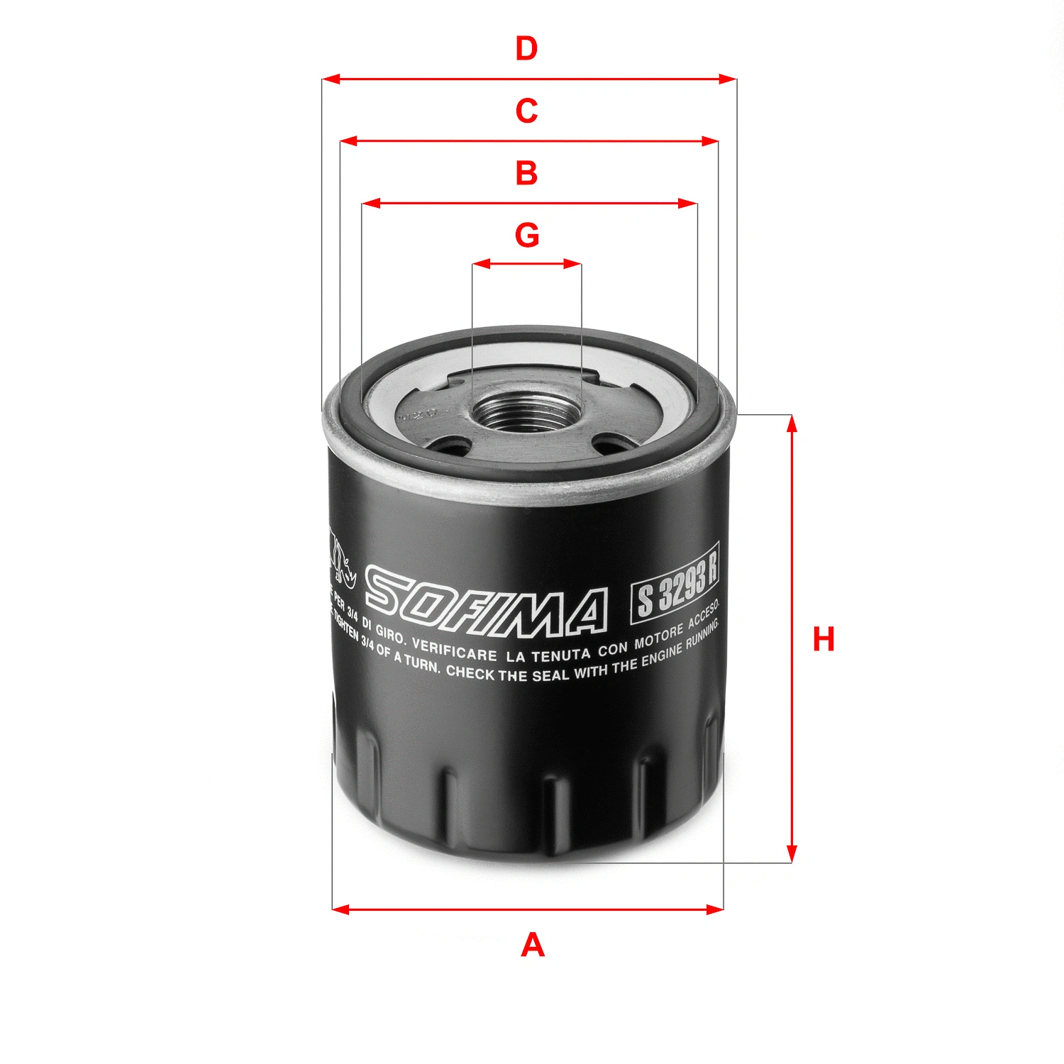 Oil Filter (S 3293 R)