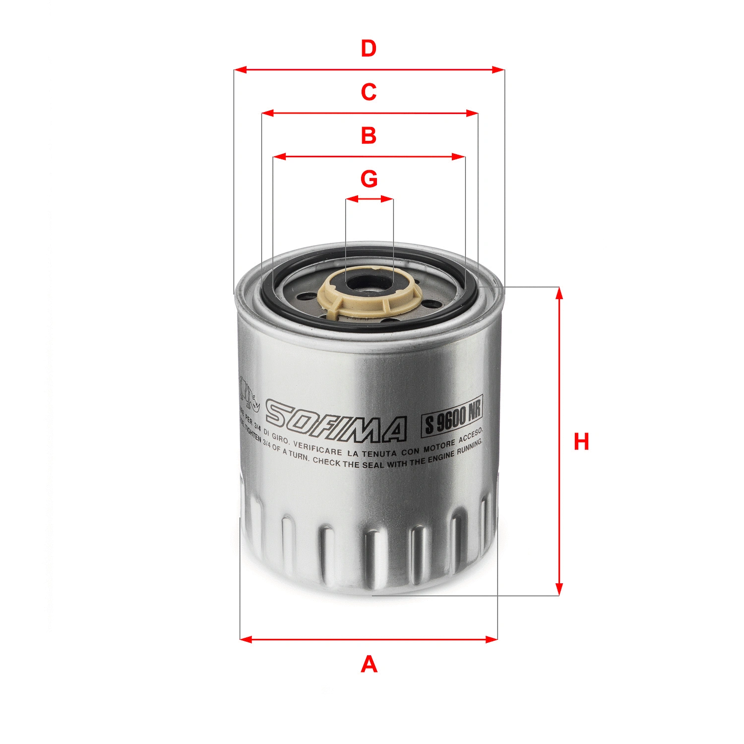 Fuel Filter (S 9600 NR)