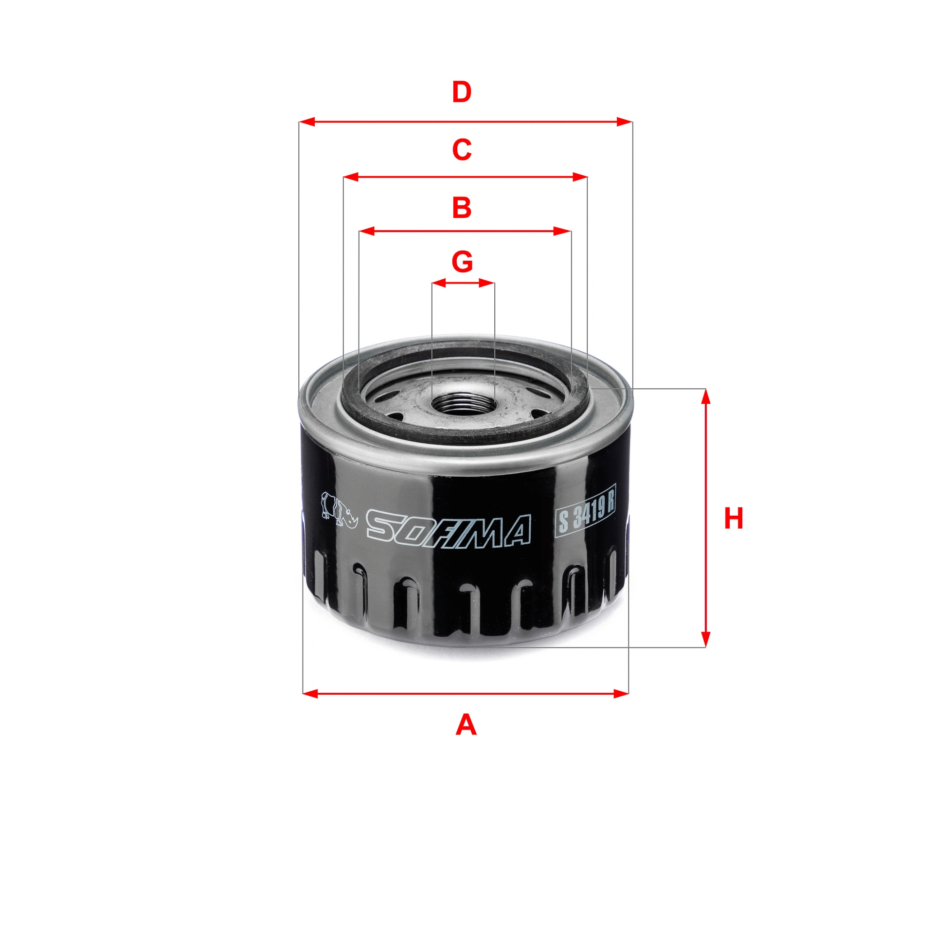 Oil Filter (S 3419 R)
