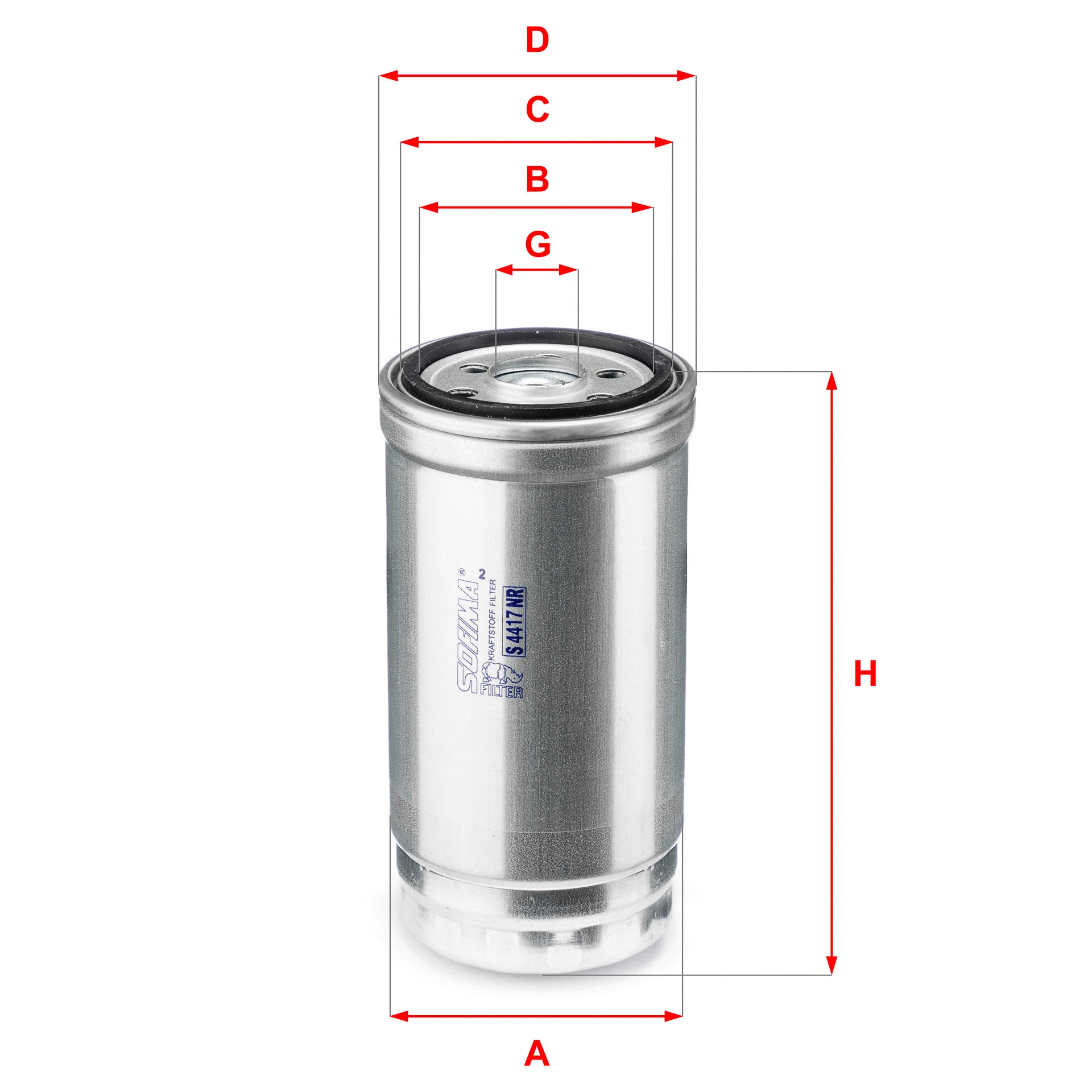 Fuel Filter (S 4417 NR)