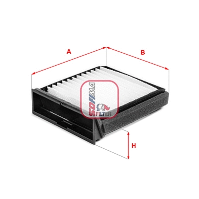 Filter, cabin air (S 3404 C)