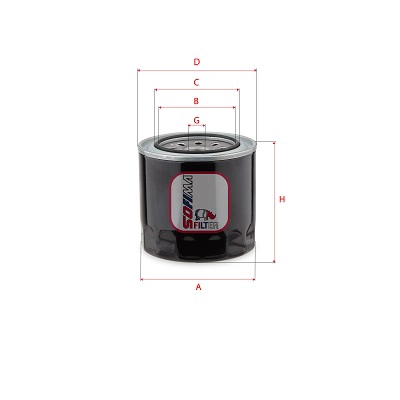 Oil Filter (S 3653 R)
