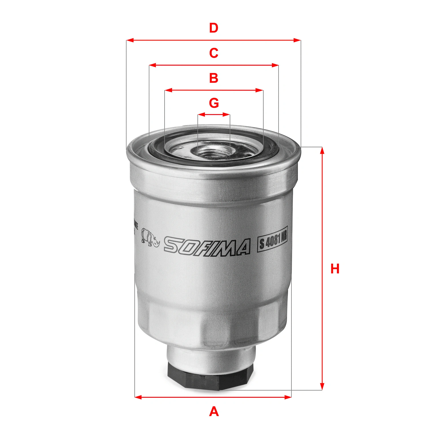 Fuel Filter (S 4081 NR)