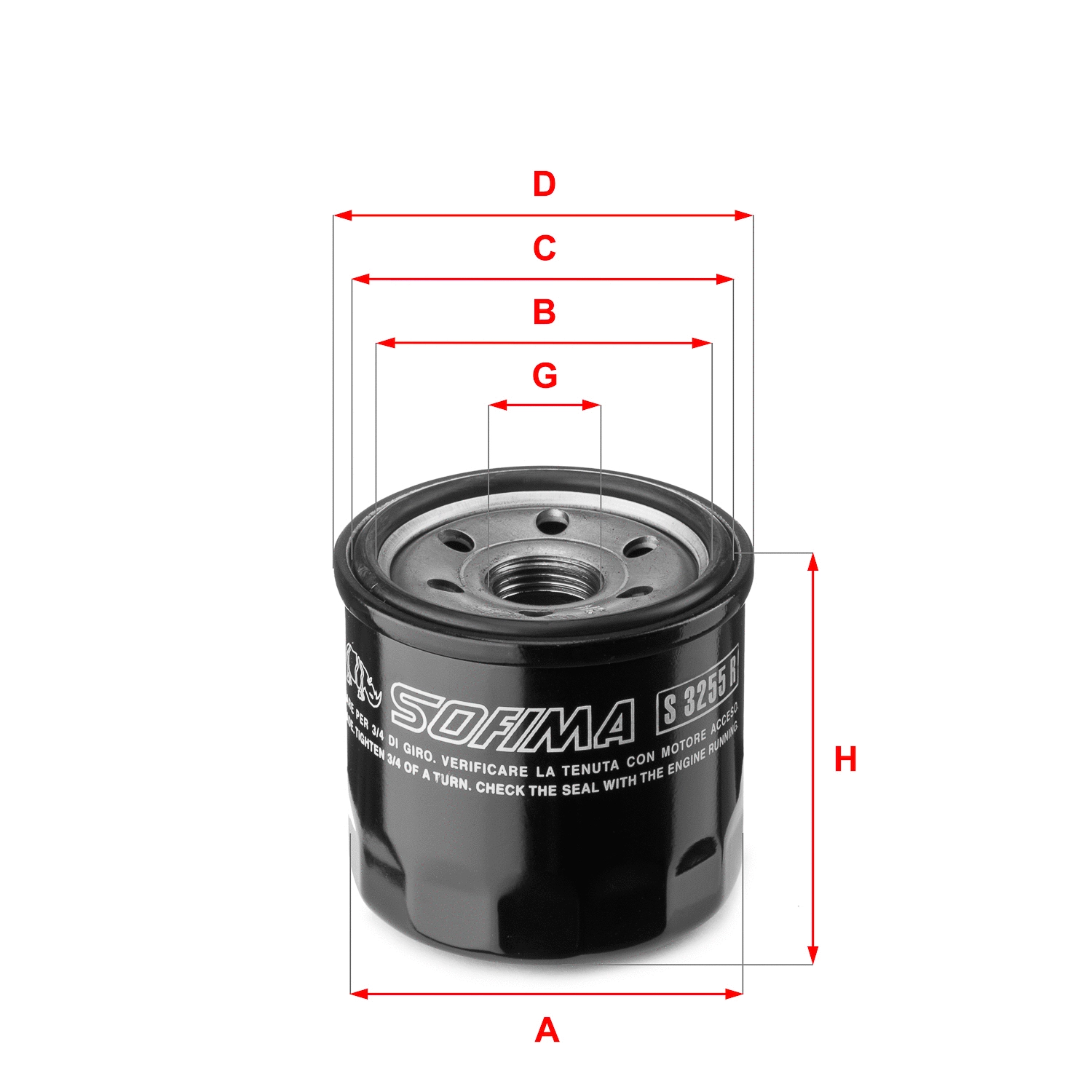 Oil Filter (S 3255 R)