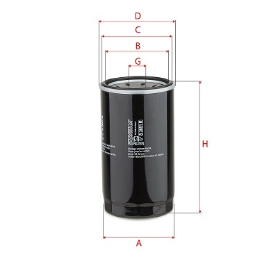 Oil Filter (S 3651 R)