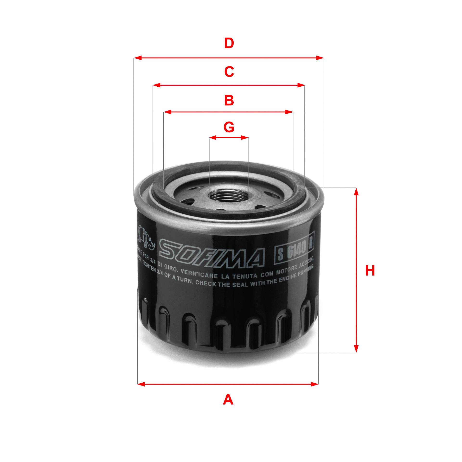 Oil Filter (S 6140 R)