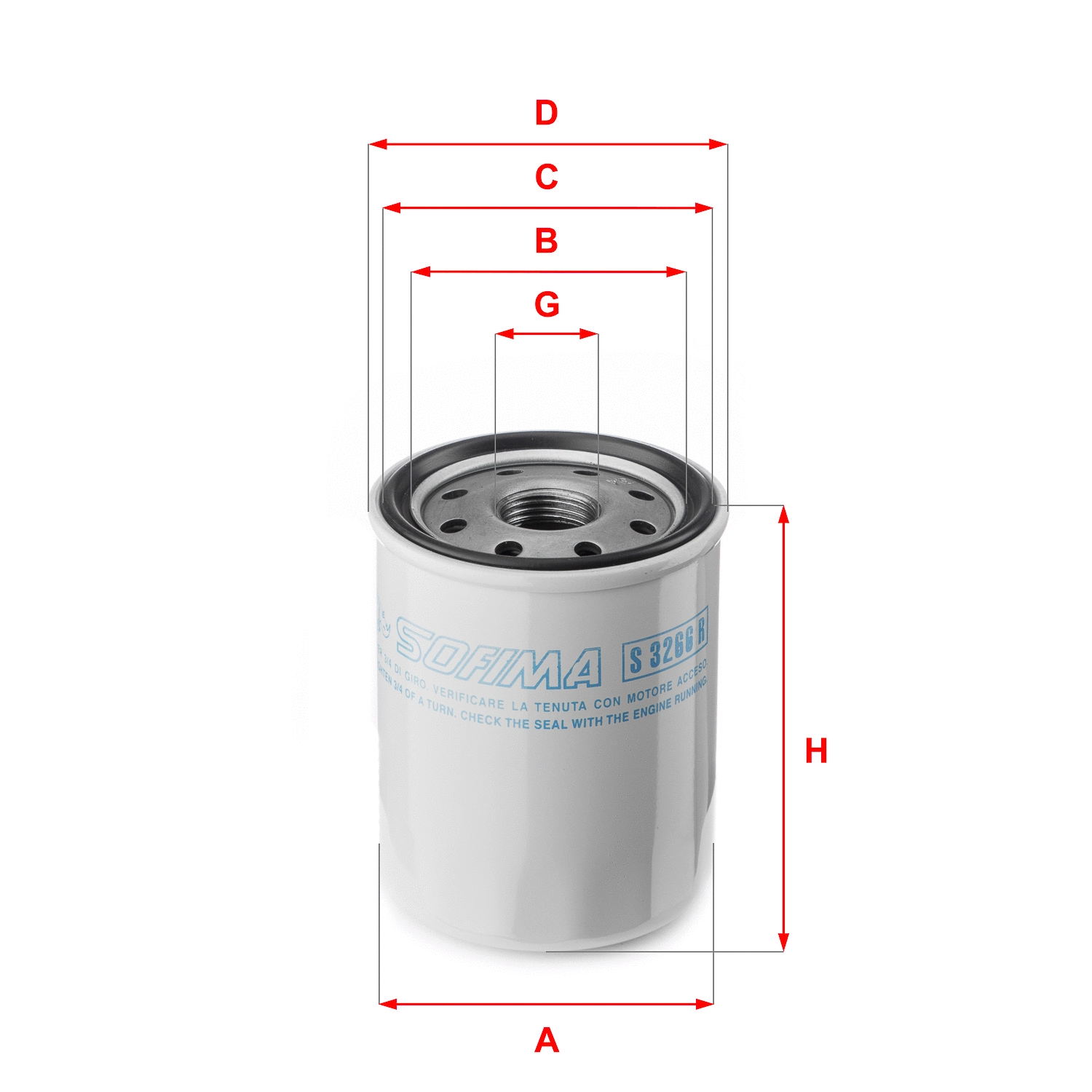 Oil Filter (S 3266 R)