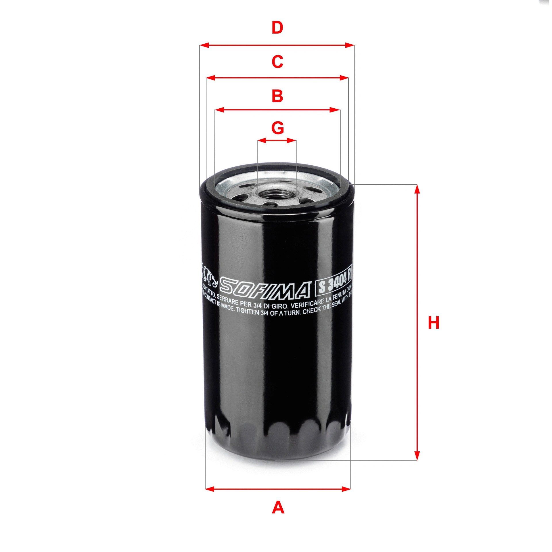 Oil Filter (S 3404 R)