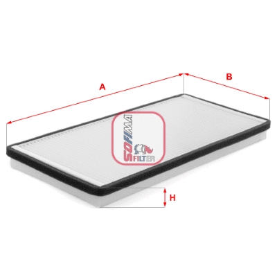 Filter, cabin air (S 3445 C)