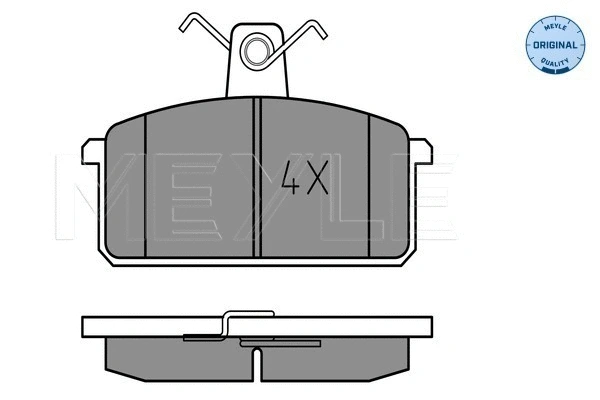 Brake Pad Set, disc brake (025 214 1814)