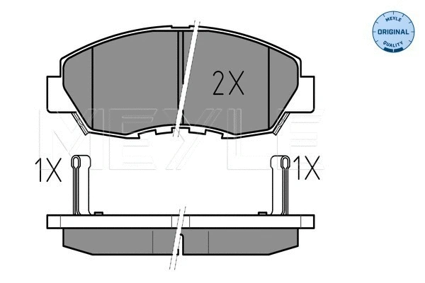 Brake Pad Set, disc brake (025 214 9918/W)