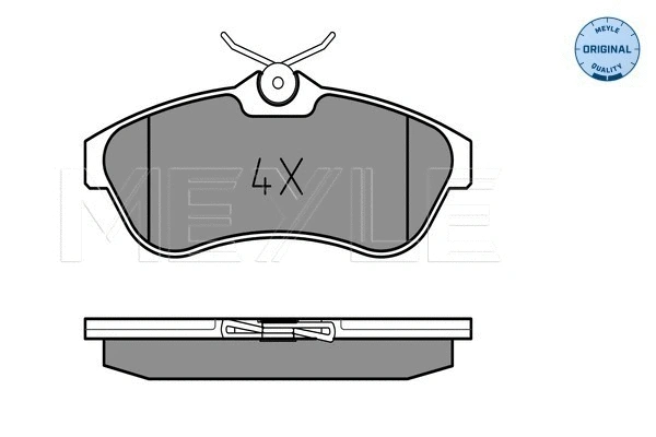 Brake Pad Set, disc brake (025 234 0919)