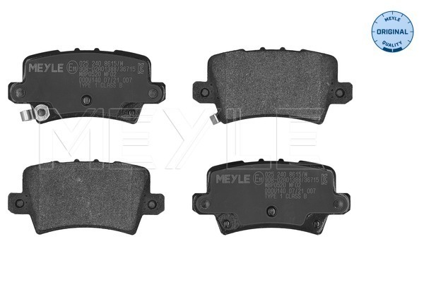 Brake Pad Set, disc brake (025 240 8615/W)