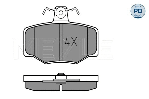 Brake Pad Set, disc brake (025 215 4515/PD)