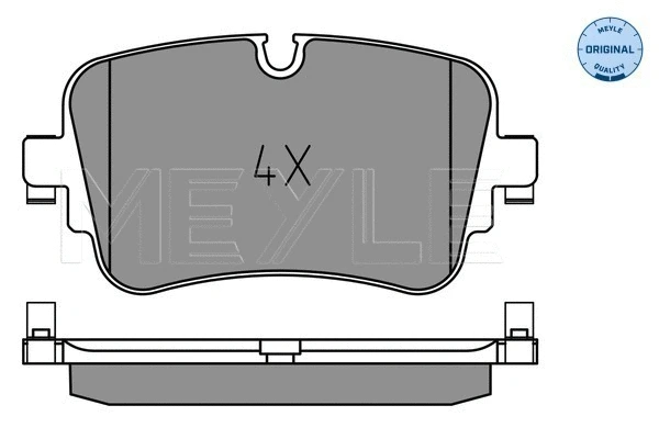 Brake Pad Set, disc brake (025 223 0717)