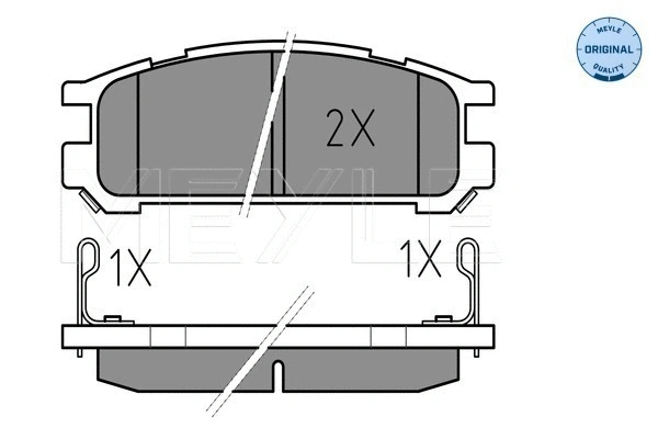 Brake Pad Set, disc brake (025 217 0315/W)