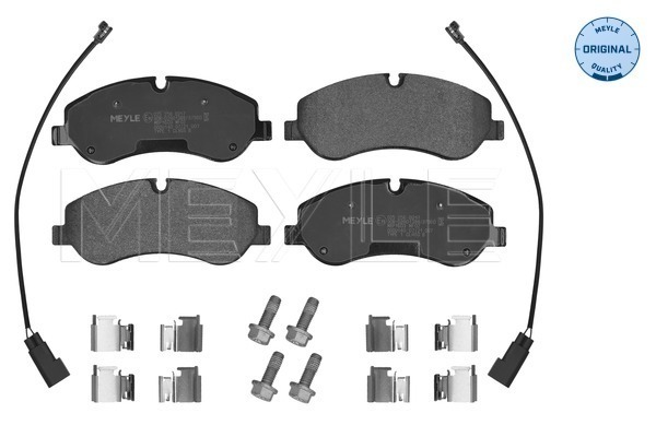 Brake Pad Set, disc brake (025 256 0217)